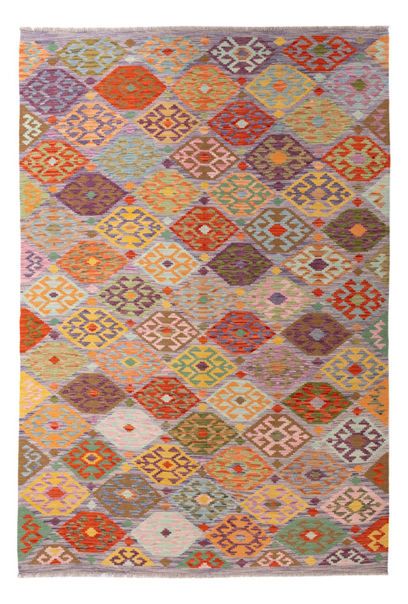 Kelim Carpet - Splash - 292 x 204 cm - flerfärgad