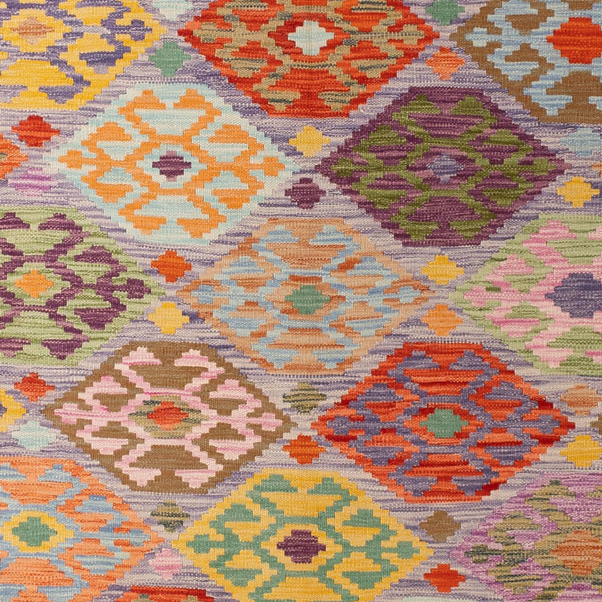 Kelim Carpet - Splash - 292 x 204 cm - flerfärgad