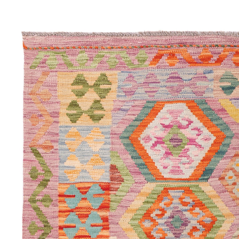 Kelim Carpet - Splash - 187 x 127 cm - flerfärgad