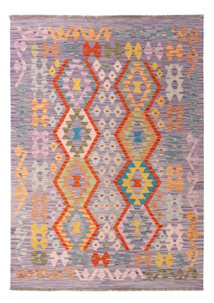Kelim Carpet - Splash - 187 x 134 cm - flerfärgad