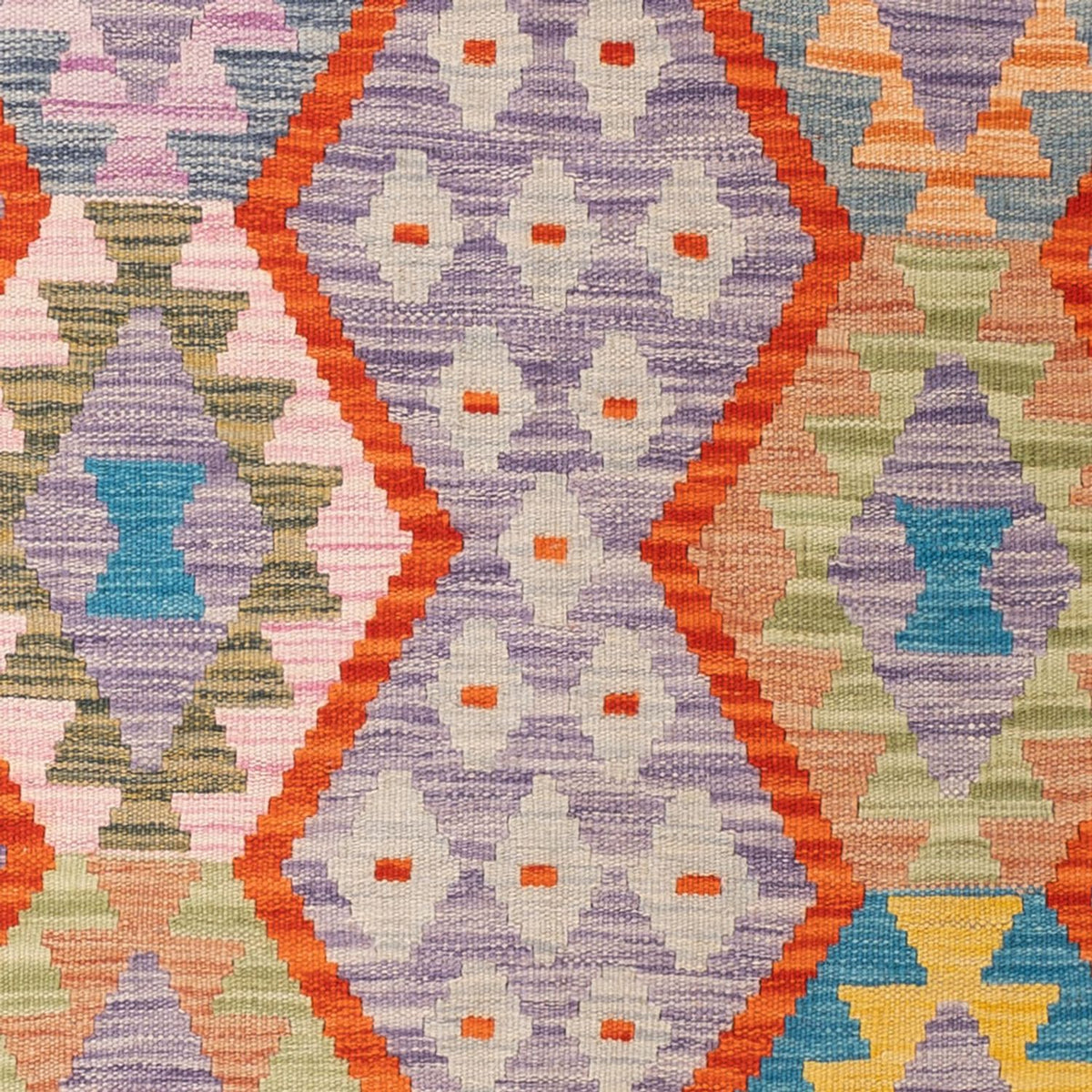Kelim Carpet - Splash - 187 x 134 cm - flerfärgad