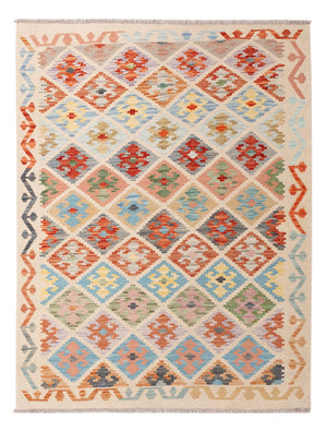 Kelim Carpet - Splash - 171 x 129 cm - flerfärgad
