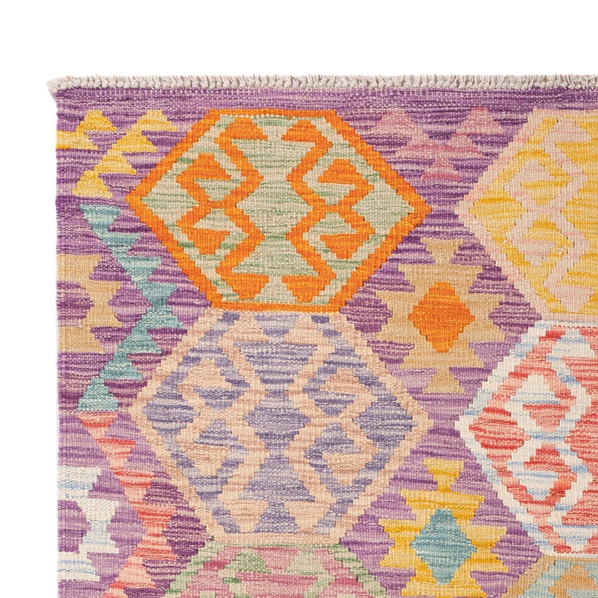 Kelim Carpet - Splash - 172 x 122 cm - flerfärgad