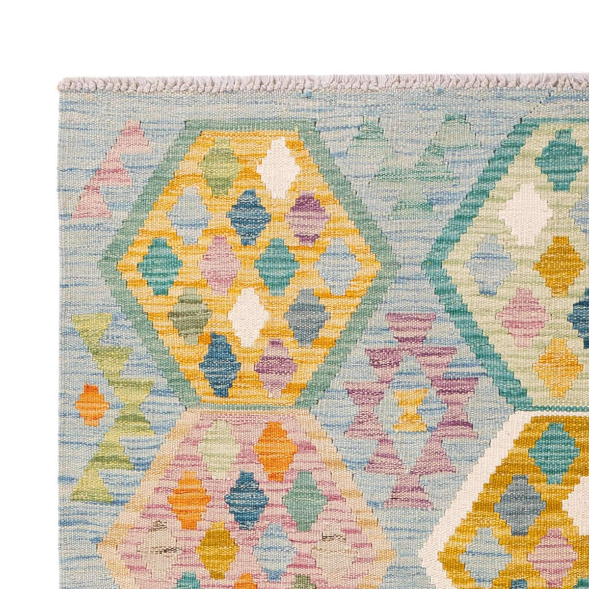 Kelim Carpet - Splash - 177 x 124 cm - flerfärgad