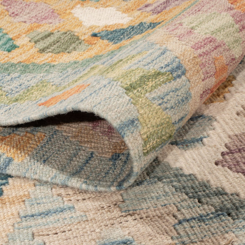 Kelim Carpet - Splash - 177 x 124 cm - flerfärgad