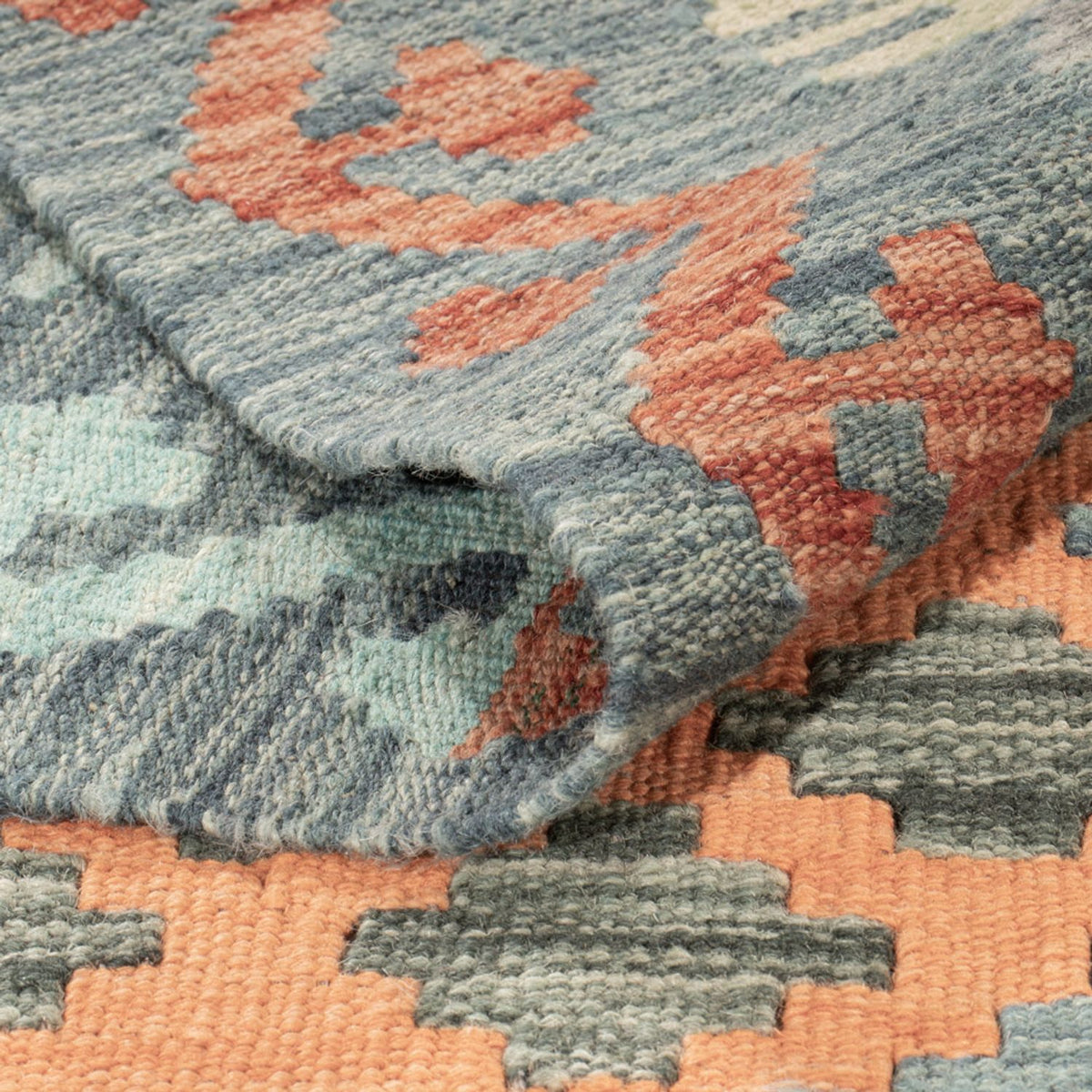 Kelim Carpet - Splash - 187 x 129 cm - flerfärgad