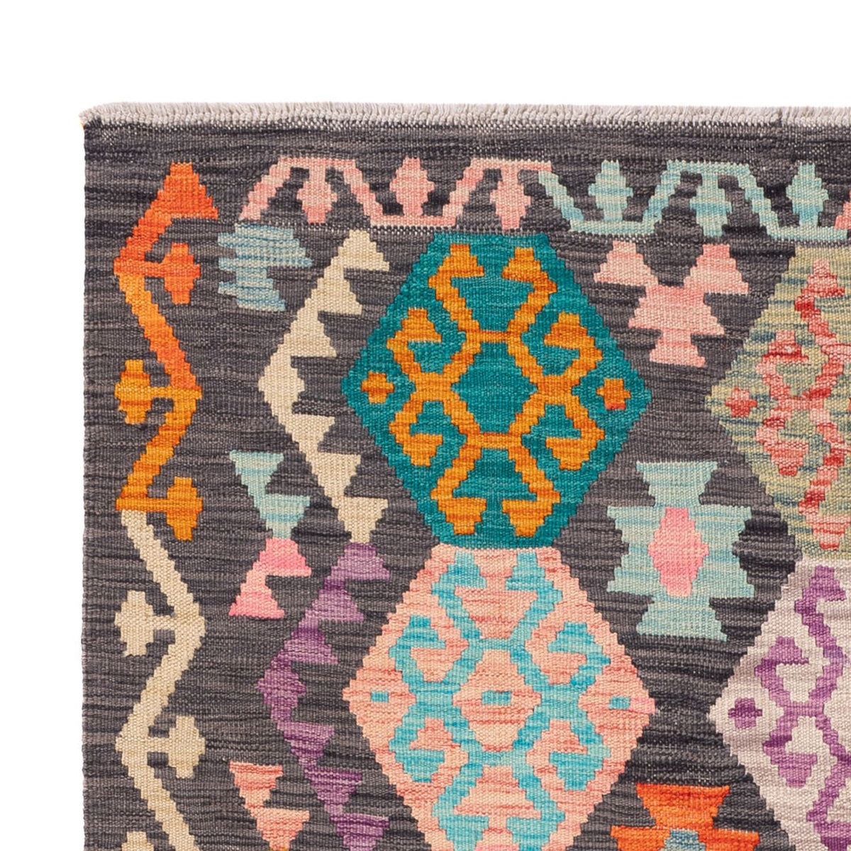 Kelim Carpet - Splash - 180 x 136 cm - flerfärgad