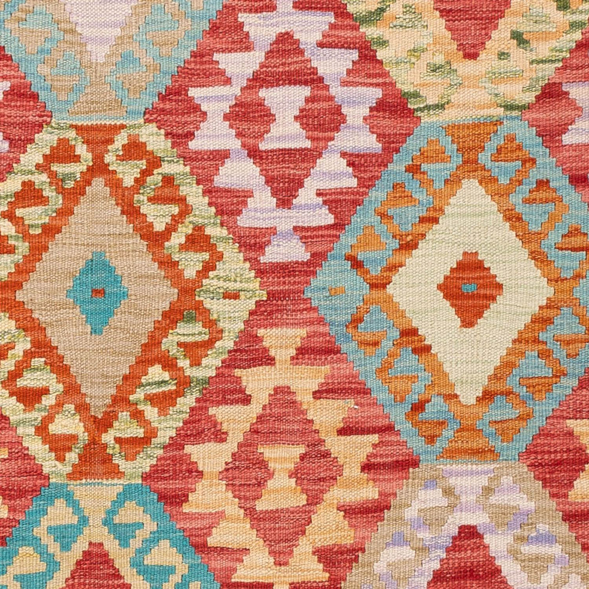 Kelim Carpet - Splash - 186 x 132 cm - flerfärgad