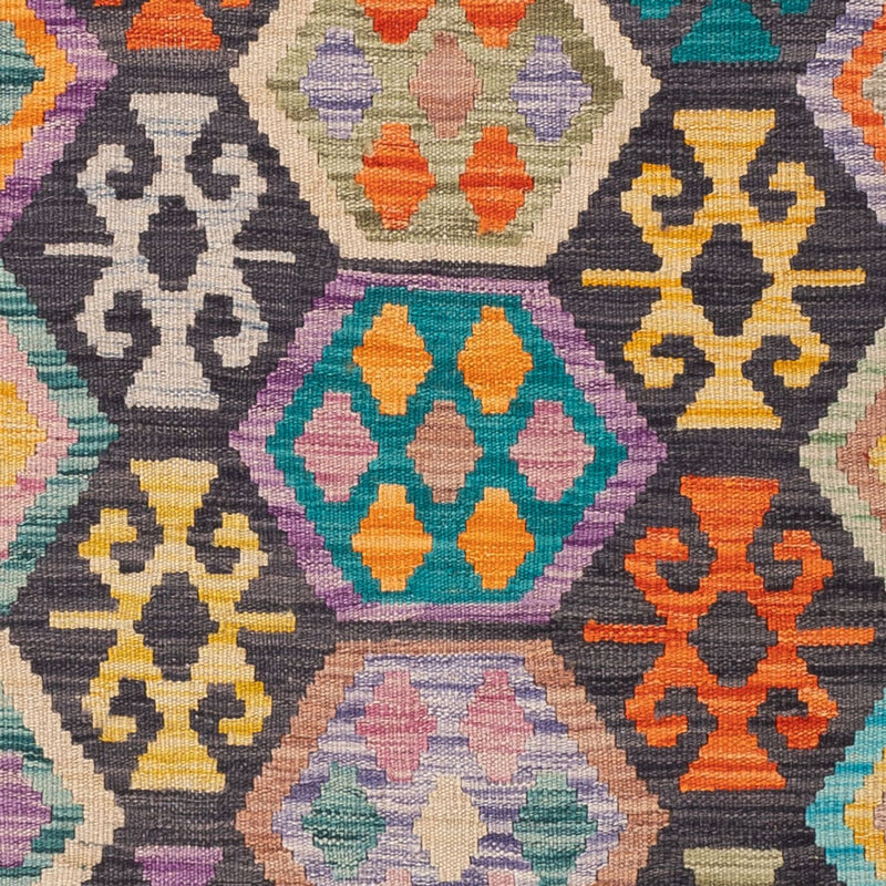 Kelim Carpet - Splash - 180 x 127 cm - flerfärgad