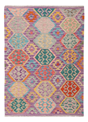 Kelim Carpet - Splash - 173 x 124 cm - flerfärgad