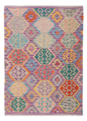 Kelim Carpet - Splash - 173 x 124 cm - flerfärgad