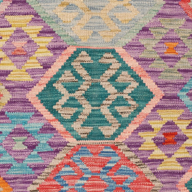 Kelim Carpet - Splash - 173 x 124 cm - flerfärgad