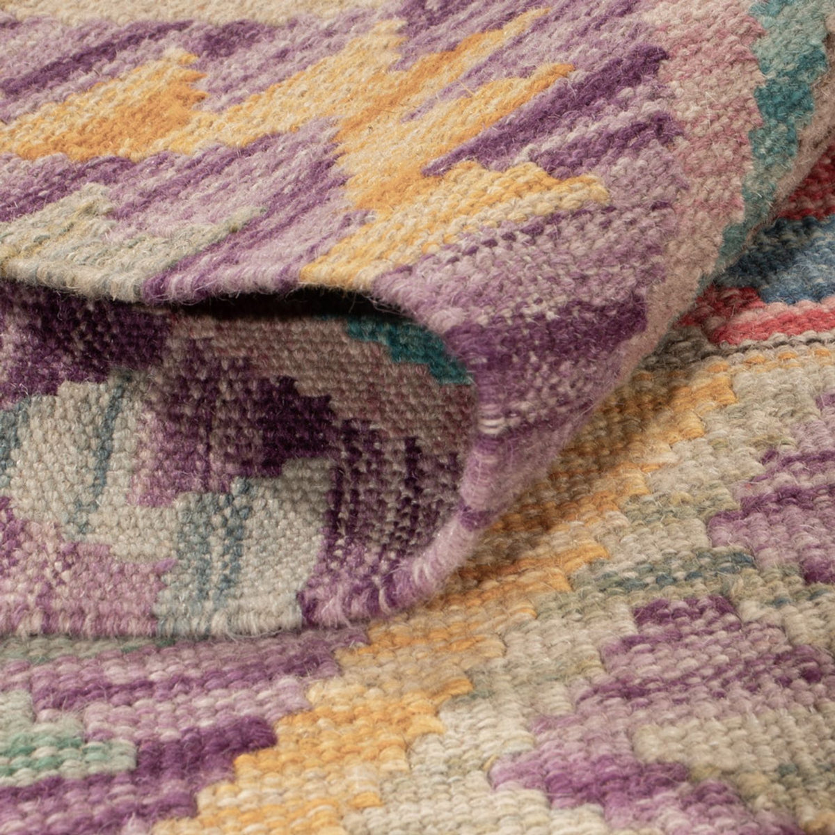 Kelim Carpet - Splash - 173 x 124 cm - flerfärgad