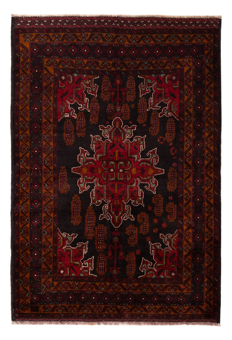 Baluch-matta - 181 x 126 cm - mörkröd