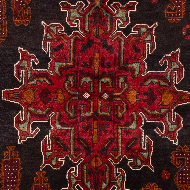 Baluch-matta - 181 x 126 cm - mörkröd