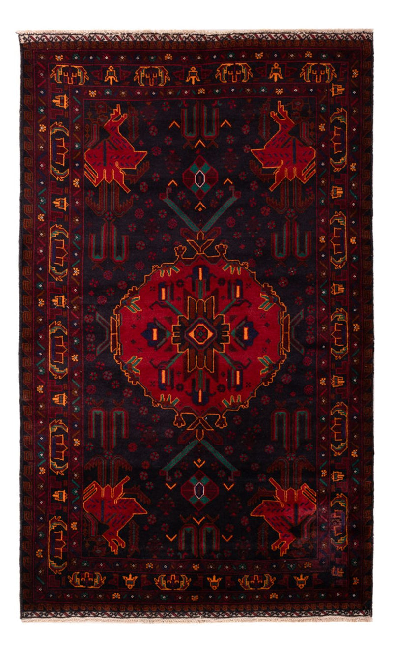Baluch-matta - 207 x 127 cm - mörkröd
