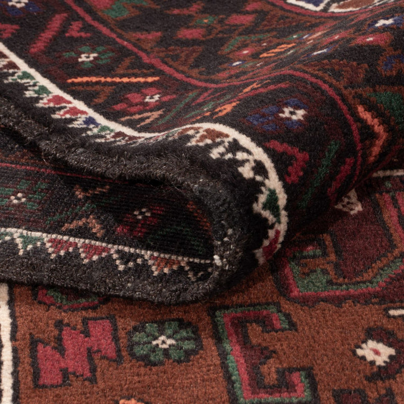 Runner Baluch-matta - 222 x 103 cm - mörkröd