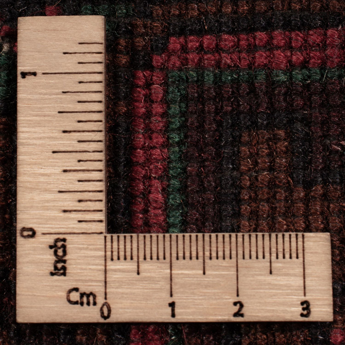 Runner Baluch-matta - 222 x 103 cm - mörkröd