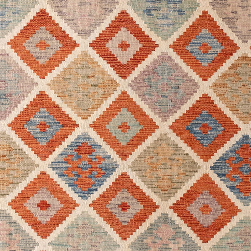 Kelim Carpet - Splash - 300 x 200 cm - flerfärgad