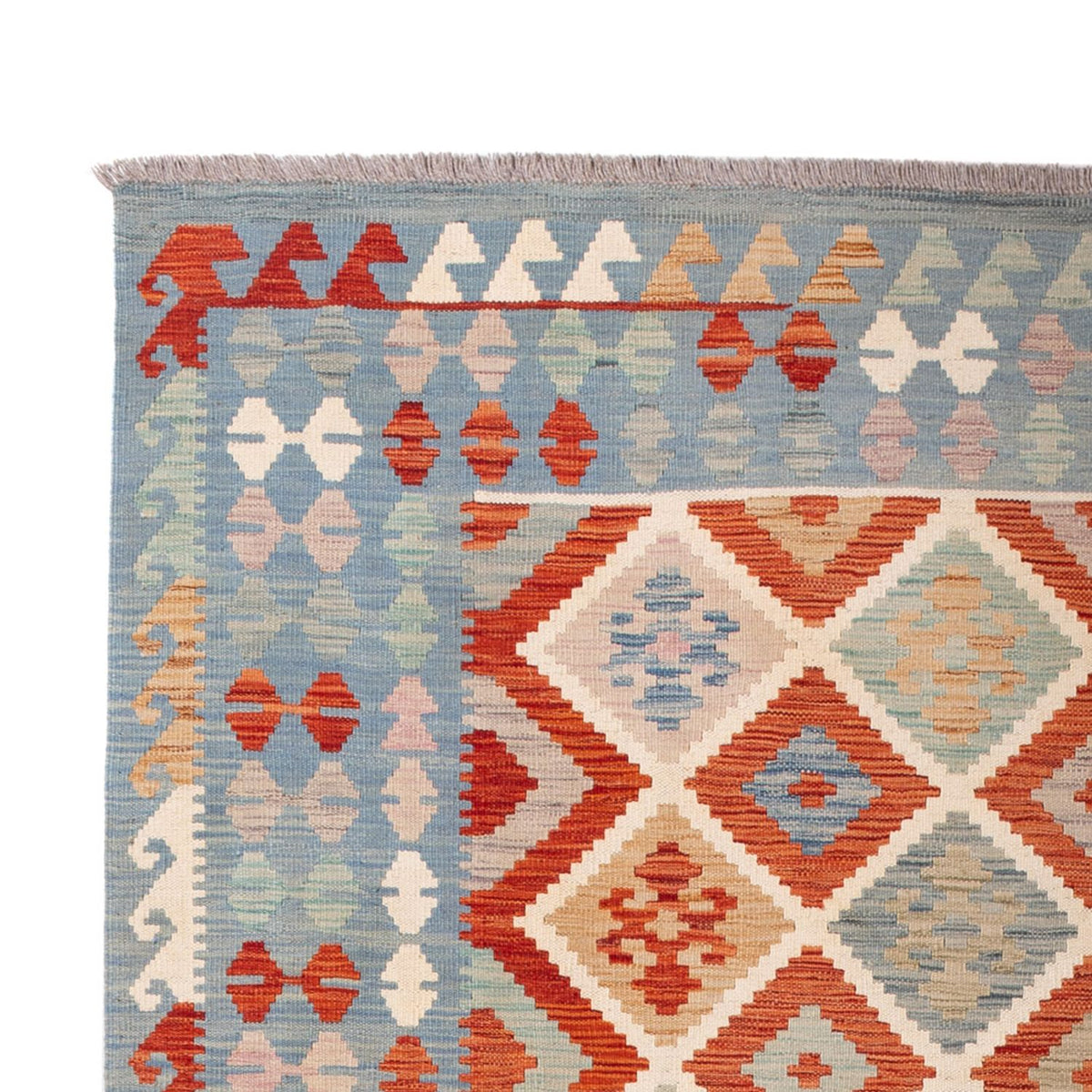 Kelim Carpet - Splash - 300 x 200 cm - flerfärgad