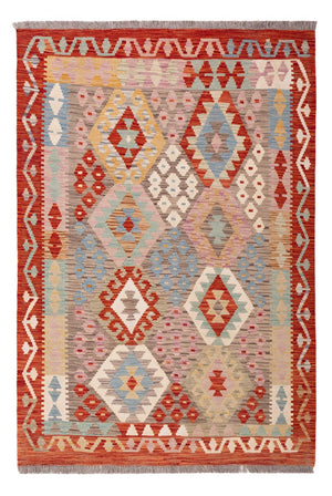 Kelim Carpet - Splash - 176 x 118 cm - flerfärgad