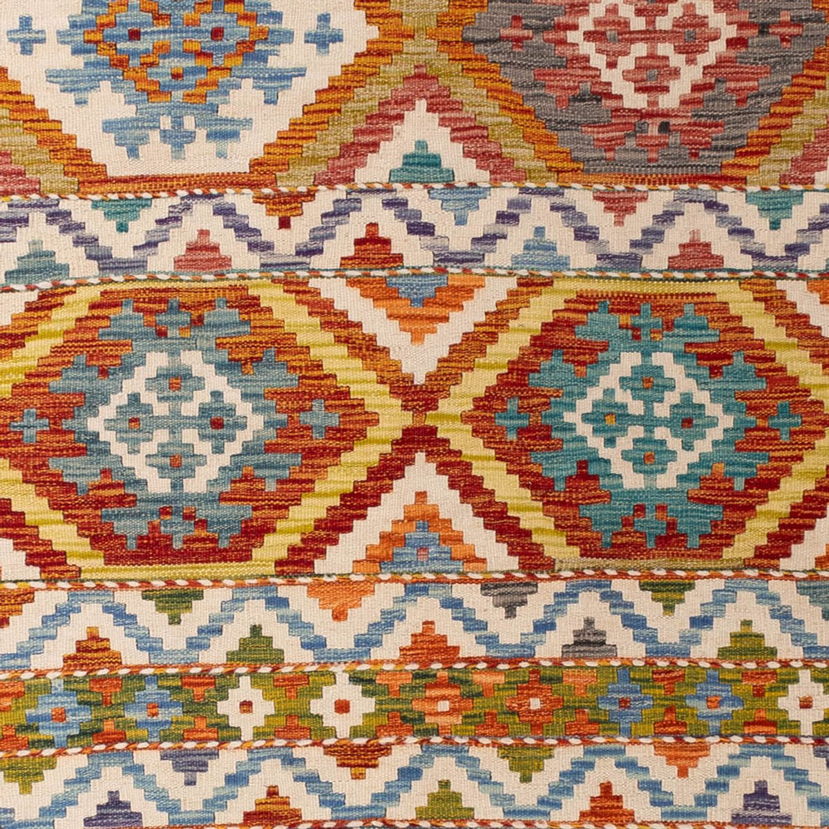 Kelim Carpet - Splash - 304 x 209 cm - flerfärgad