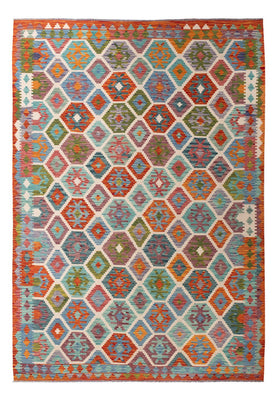 Kelim Carpet - Splash - 296 x 204 cm - flerfärgad