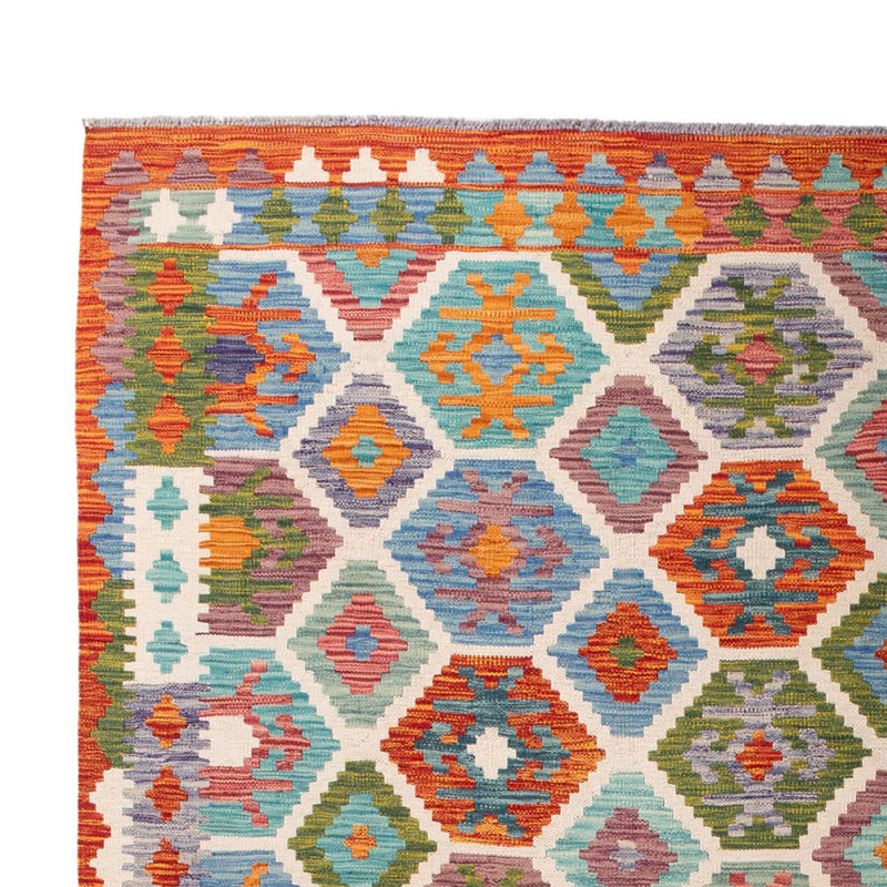 Kelim Carpet - Splash - 296 x 204 cm - flerfärgad