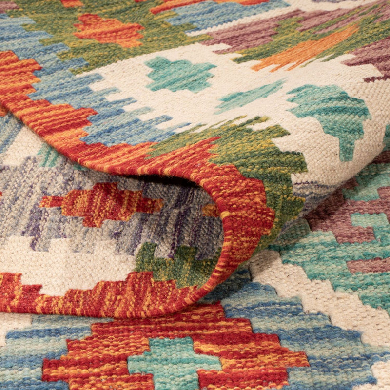 Kelim Carpet - Splash - 296 x 204 cm - flerfärgad