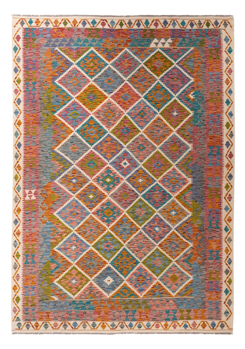Kelim Carpet - Splash - 290 x 200 cm - flerfärgad