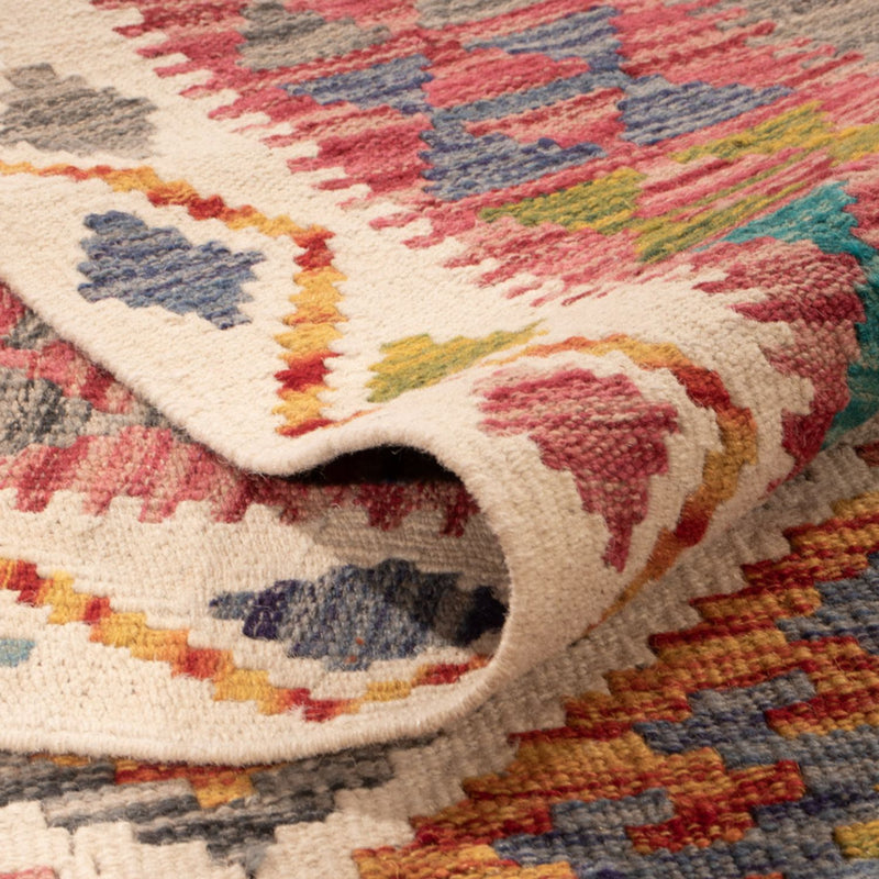 Kelim Carpet - Splash - 290 x 200 cm - flerfärgad