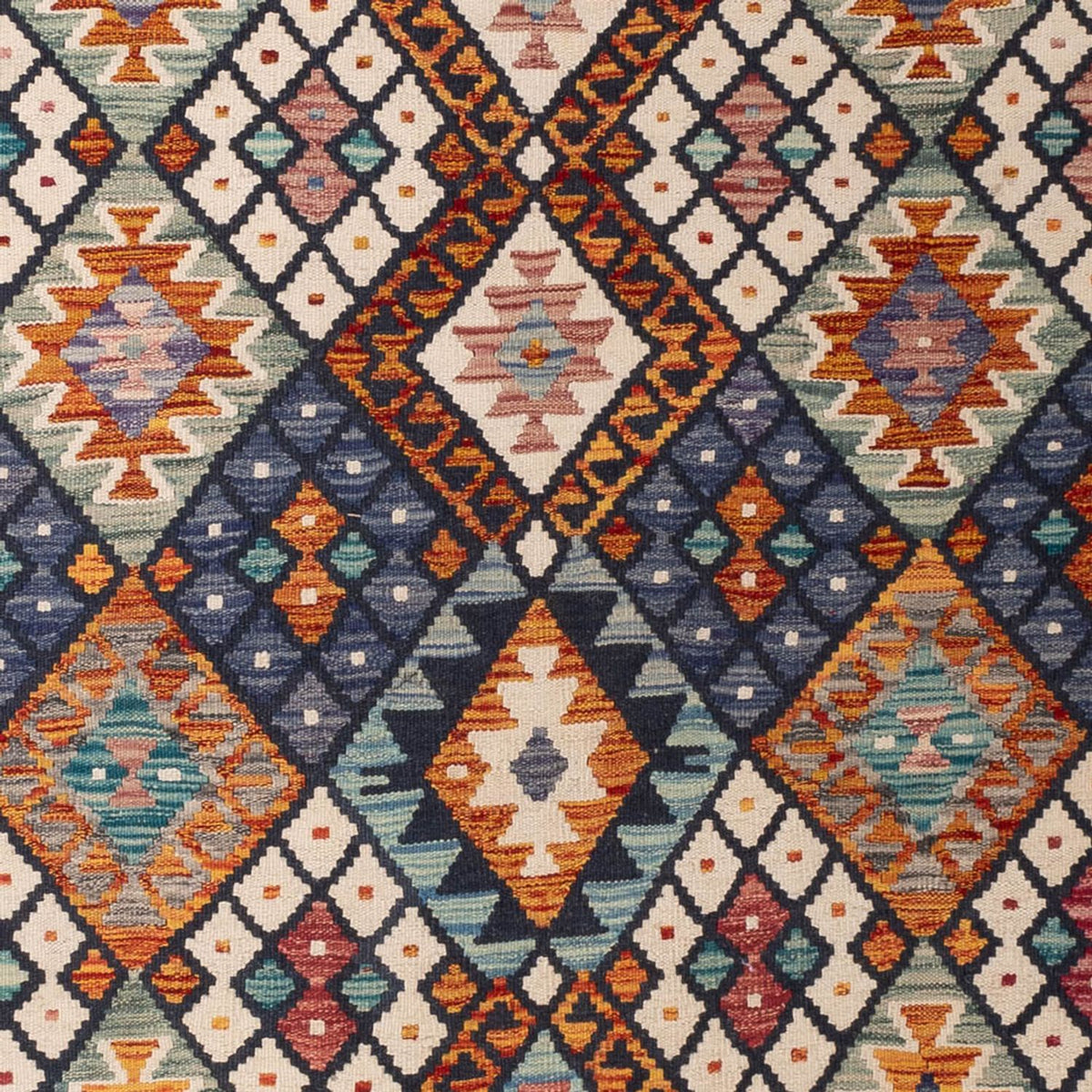 Kelim Carpet - Splash - 290 x 206 cm - flerfärgad