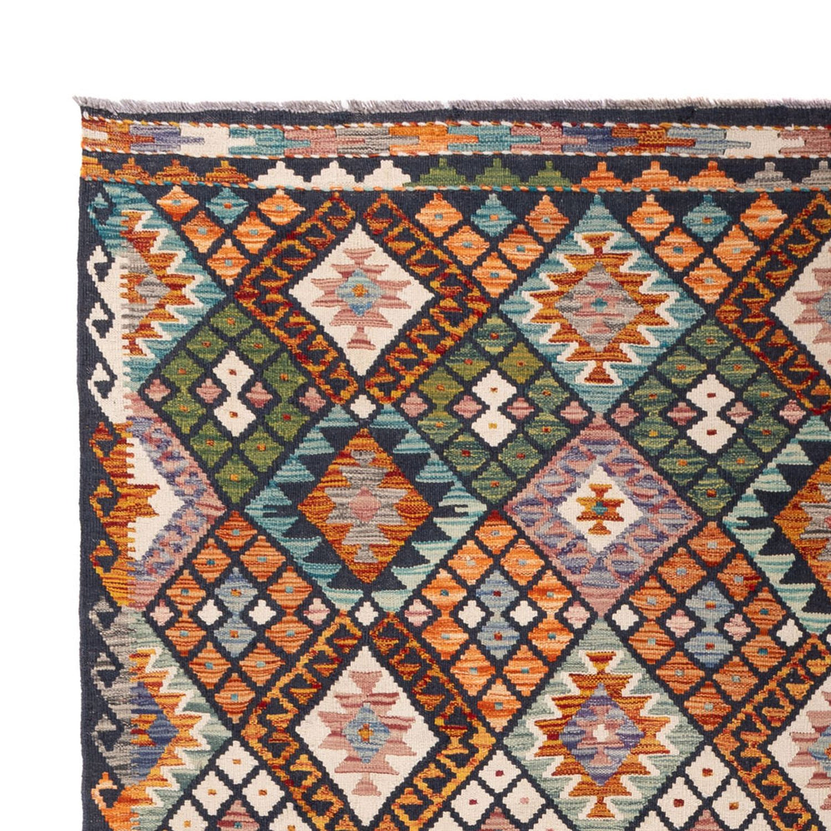 Kelim Carpet - Splash - 290 x 206 cm - flerfärgad