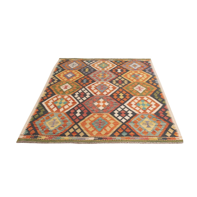 Kelim Carpet - Splash - 176 x 128 cm - flerfärgad