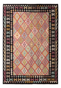 Kelim Carpet - Splash - 299 x 206 cm - flerfärgad