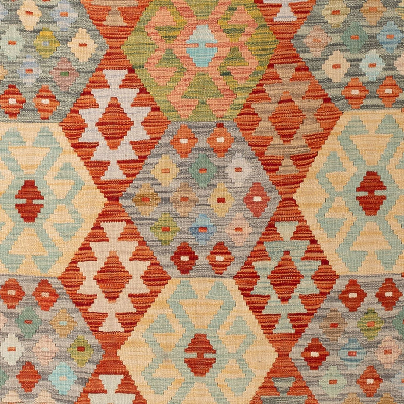 Kelim Carpet - Splash - 305 x 195 cm - flerfärgad