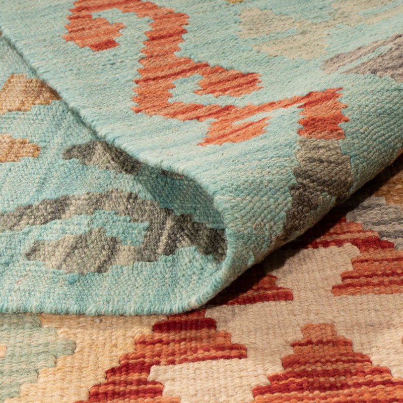 Kelim Carpet - Splash - 305 x 195 cm - flerfärgad