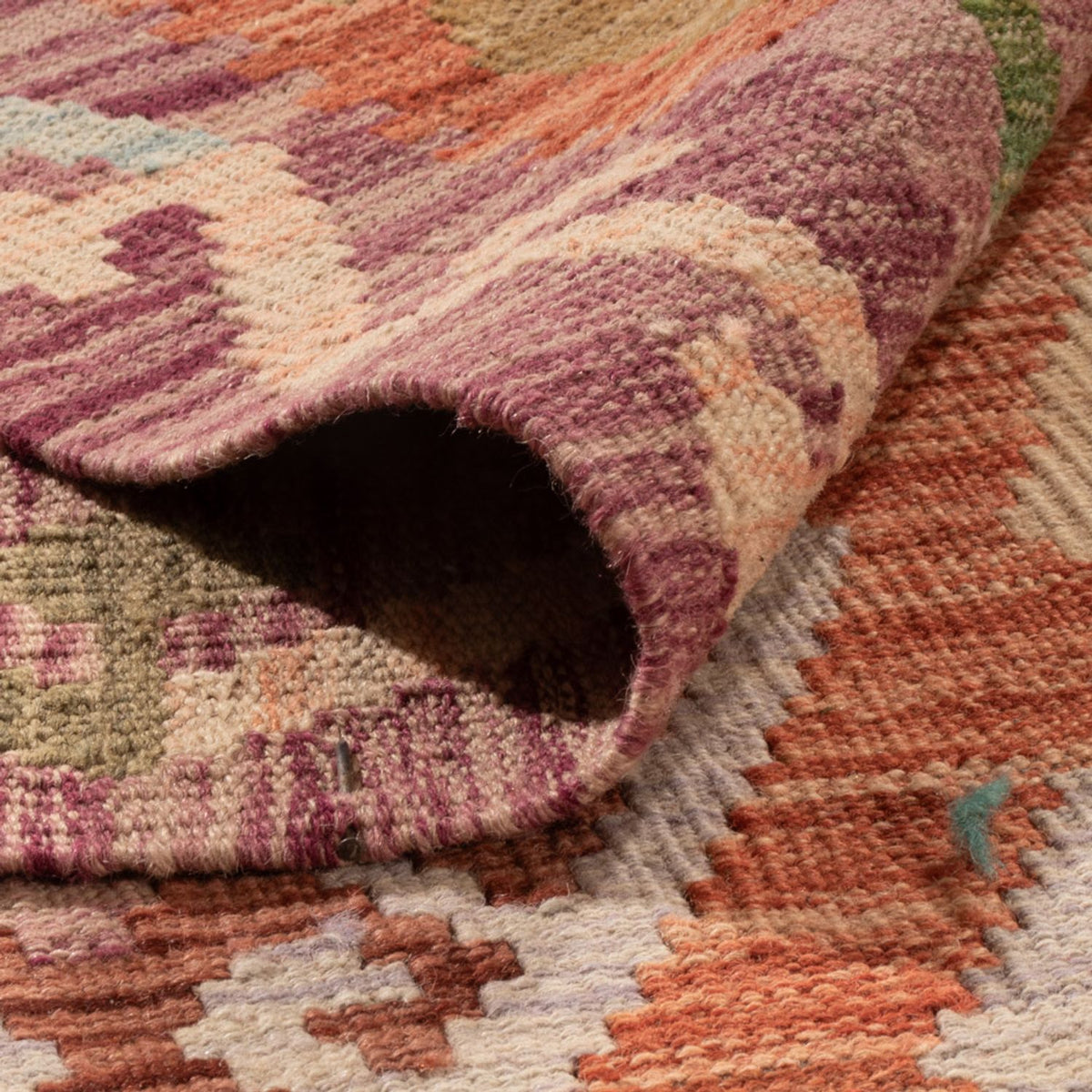 Kelim Carpet - Splash - 304 x 205 cm - flerfärgad