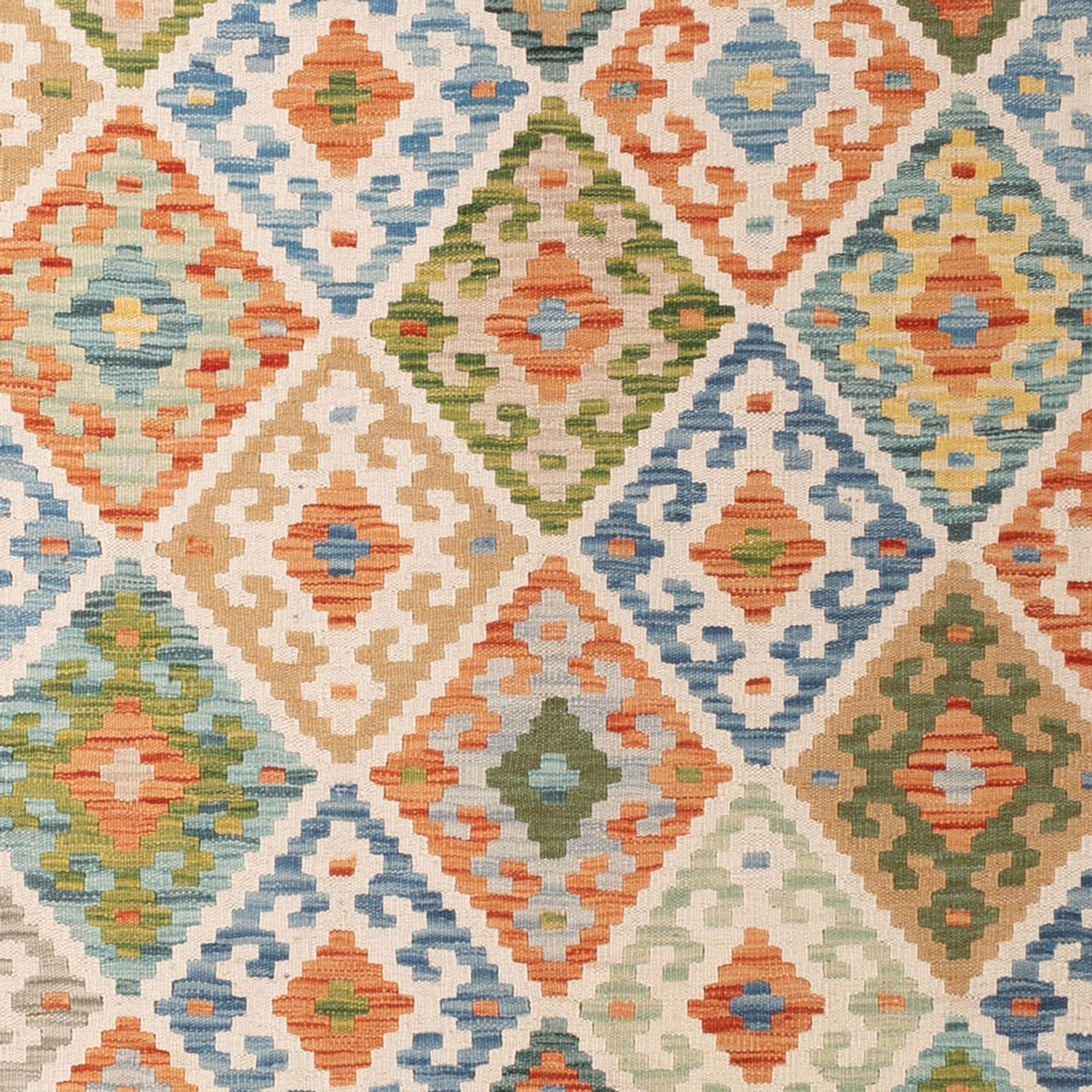 Kelim Carpet - Splash - 299 x 206 cm - flerfärgad
