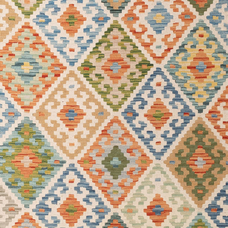 Kelim Carpet - Splash - 299 x 206 cm - flerfärgad