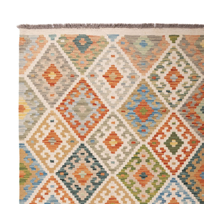 Kelim Carpet - Splash - 299 x 206 cm - flerfärgad