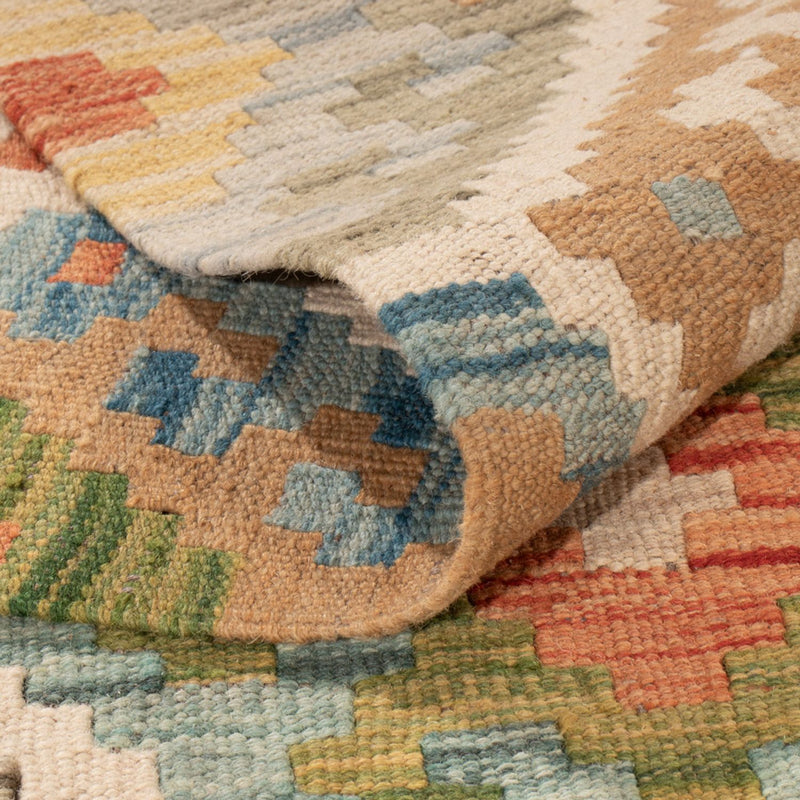 Kelim Carpet - Splash - 299 x 206 cm - flerfärgad