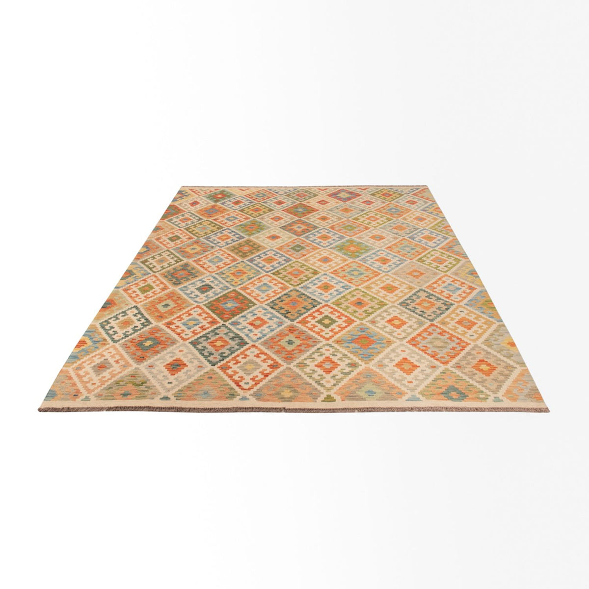 Kelim Carpet - Splash - 299 x 206 cm - flerfärgad