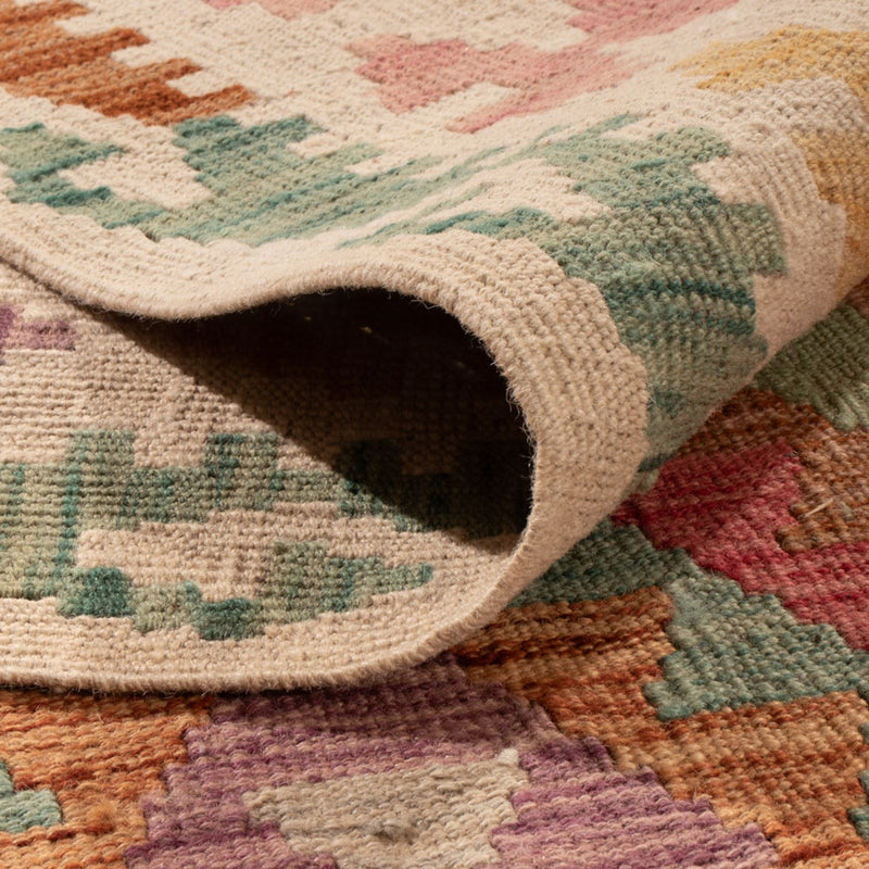 Kelim Carpet - Splash - 300 x 201 cm - flerfärgad