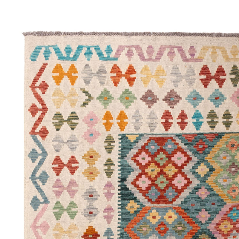 Kelim Carpet - Splash - 294 x 206 cm - flerfärgad