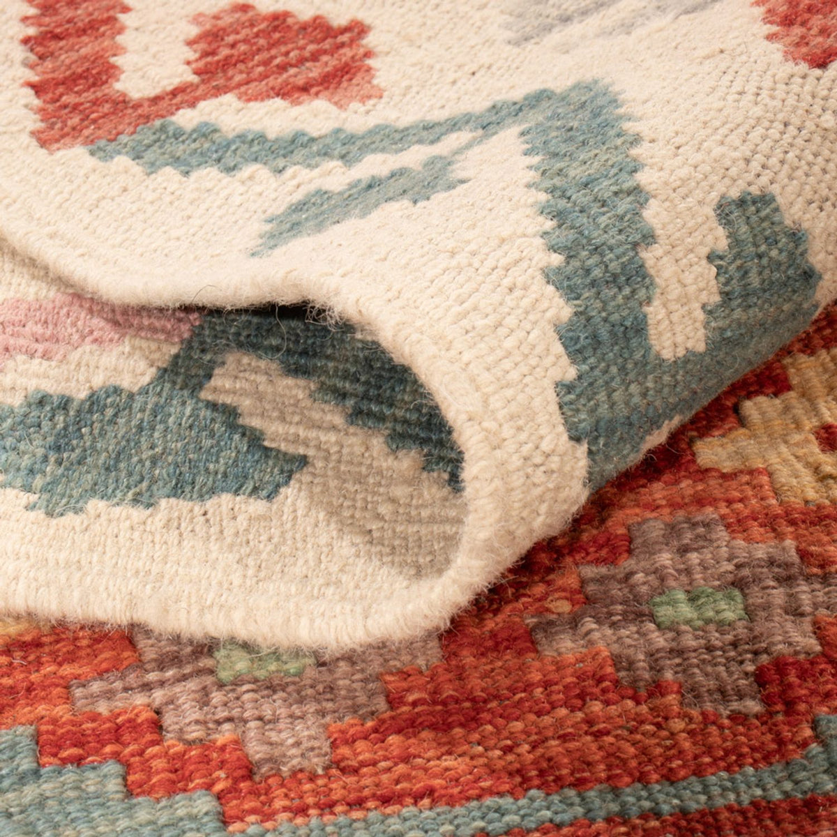 Kelim Carpet - Splash - 294 x 206 cm - flerfärgad