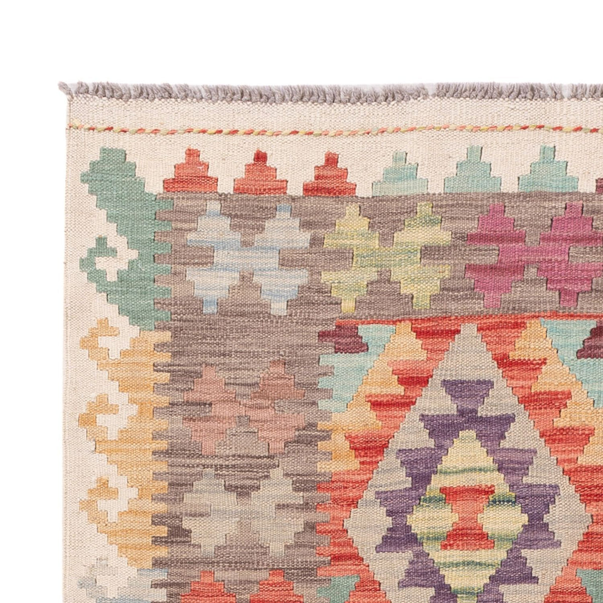 Kelim Carpet - Splash - 173 x 119 cm - flerfärgad