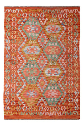Kelim Carpet - Splash - 177 x 118 cm - flerfärgad