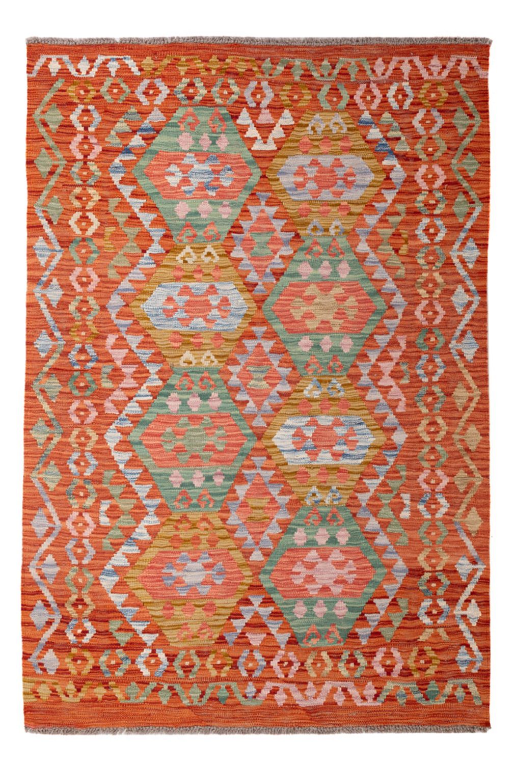 Kelim Carpet - Splash - 177 x 118 cm - flerfärgad
