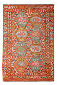 Kelim Carpet - Splash - 177 x 118 cm - flerfärgad